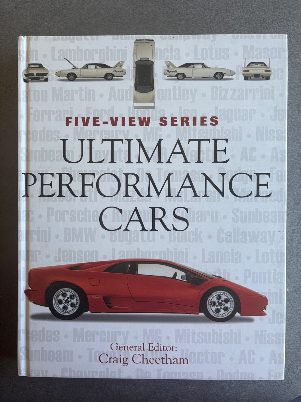 Ultimate Performance Cars Five-View Series Hardcover Book by Craig Cheetham